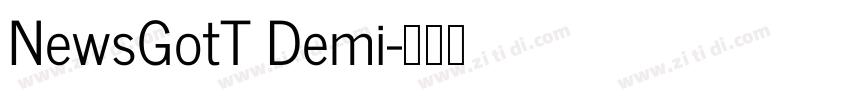 NewsGotT Demi字体转换
